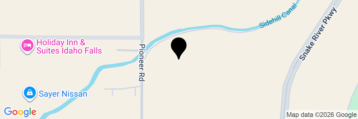 Map showing facility locations
